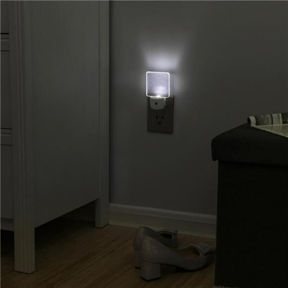 Plug in LED Night Light with Light Sensor, Dusk to Dawn, Kids Nightlight - Picture 7 of 8